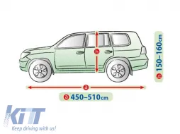 Housse Kegel Perfect série taille XL bleue adaptée aux SUV, tout-terrain-image-6131070