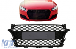 
Hűtőrács Audi TT FV 8S (2015-2017) modellekhez, RS Dizájn, fekete-image-6082505