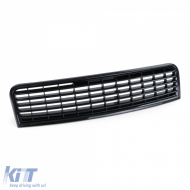 Hűtőrács embléma nélkül fekete Audi A4 B6 8E 00-04-image-6196164