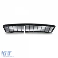Hűtőrács embléma nélkül fekete Audi A4 B6 8E 00-04-image-6196166