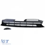 Hűtőrács embléma nélkül fényes fekete VW Golf 6 08-12-image-6195584