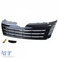 Hűtőrács embléma nélkül fényes fekete VW Passat B7 2010-2015-image-6201110