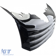 Hűtőrács embléma nélkül fényes fekete VW Passat B7 2010-2015-image-6201112
