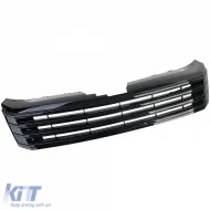 Hűtőrács embléma nélkül fényes fekete VW Passat B7 2010-2015-image-6201115