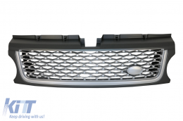 
Hűtőrács és légbeömlők Range Rover Sport Facelift (2009-2013) modellekhez, Autobiography ezüst verzió-image-6083931