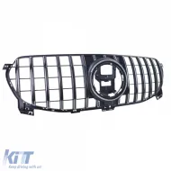 Hűtőrács fekete króm Mercedes GLE V167 Coupe C167 18-23 AMG nélkül-image-6208745