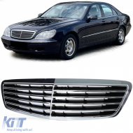 image-59-Hűtőrács fekete króm Mercedes S-osztály W220 facelift előtti 98-02