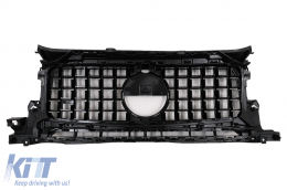 Hűtőrács fényszórókerettel Mercedes G W464 W463A G63 AMG (2018.06-tól) modellekhez, GT-R dizájn-image-6091914
