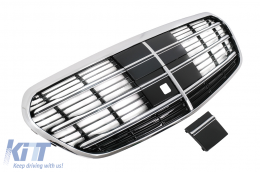 Hűtőrács függőleges csíkos Mercedes S-osztály W223 (2020-tól) -image-6097679
