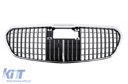 Hűtőrács függőleges csíkos Mercedes S-osztály W223 (2020-tól)-image-6128614