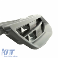 Hűtőrács Honda Civic 3D/4D 95-96 Badgeless Fekete 1 db-image-6290446