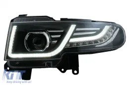 Hűtőrács LED fényszóróval Toyota FJ Cruiser XJ10 (2007-2015) dinamikus irányjelzővel-image-6068551