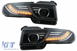Hűtőrács LED fényszóróval Toyota FJ Cruiser XJ10 (2007-2015) dinamikus irányjelzővel-image-6068556