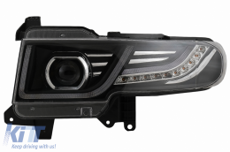 Hűtőrács LED fényszóróval Toyota FJ Cruiser XJ10 (2007-2015) dinamikus irányjelzővel-image-6068558