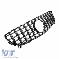 Hűtőrács Mercedes-Benz A-osztály W176 15-18 GT A Design Panamericana Look Fekete/Króm 1db-image-6296045