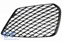 Hűtőrács Mercedes Benz S-osztály W222 2013-2017, S63 Dizájn, zongorafekete-image-6033262