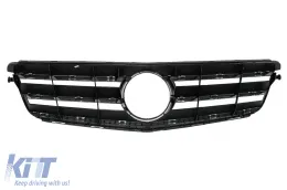Hűtőrács Mercedes C-osztály W204 S204 Limousine Station Wagon (2007-2014) Piano Black-image-6091390