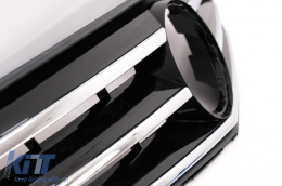 Hűtőrács Mercedes C-osztály W204 S204 Limousine Station Wagon (2007-2014) Piano Black-image-6091392