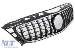 Hűtőrács Mercedes CLS W218 (2012-2014), GT-R Panamericana Dizájn, króm-image-6073574