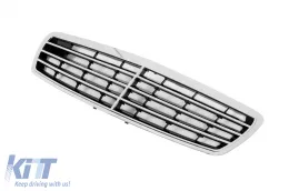 Hűtőrács Mercedes E-osztály W211 S211 (2002-2006) Sport CL Design Króm-image-6127218