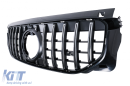 Hűtőrács Mercedes GLB-Class X247 Facelift Standard (07.2023-2026) modellekhez, GT-R Panamericana Dizájn, króm-image-6128572