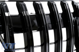 
Hűtőrács MERCEDES GLK-osztály X204 Facelift (2013-2015) modellekhez, GT-R Panamericana Dizájn, zongorafekete-image-6069437