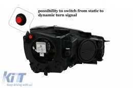 
Hűtőrács Osram Xenon fekete első lámpákkal és LED futófényes irányjelzőkkel VW Golf VI 2008+ modellekhez, R20 Dizájn -image-6031766