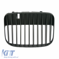 Hűtőrács Seat Leon 1M / Toledo 1M 99-05 embléma nélküli fekete 1db-image-6295981