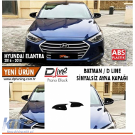 image-18-Hyundai Elantra Batman tökrösborító, index nélküli, zongoralakk fekete / 2016 - 2018