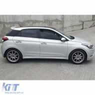 i20 Sport Side Skirts Raw Surface Vacuum Plastic / 2014-2018 - DTSSH6026792