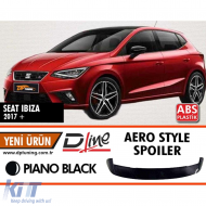 image-17-Ibiza Mk5 Aero Style Spoiler Piano Black ABS / 2017-2020