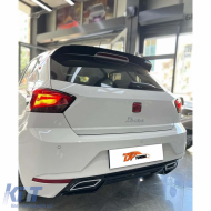 image-79-ibiza Mk5 Sport Diffuser With Exhaust Tips Piano Black Vacuum Plastic / 2017