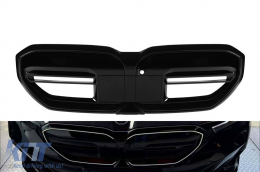 Iconic Glow illuminated kidney grilles suitable for BMW 5 Series G60, G61 after 2024, black lacquer - ABBMGR6009336