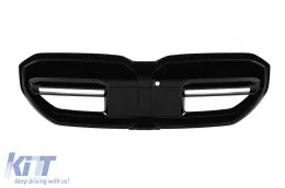 Ikonische Glow beleuchtete Nierengrills geeignet für BMW 5er Reihe G60, G61 nach 2024, schwarz lackiert-image-6146807