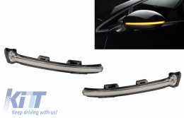 Indicadores LED dinámicos Espejo LEDriving para VW Golf 7 & 7.5 VW Touran II Negro-image-6045376