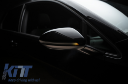 Indicadores LED dinámicos Espejo LEDriving para VW Golf 7 & 7.5 VW Touran II Negro-image-6045390