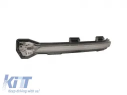 Indicateurs dynamiques LED fumés adaptés pour les rétroviseurs sur VW Golf 7 2012-2016, Golf 7.5 après 2017, Touran après 2015-image-6238304