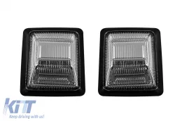 Indicateurs latéraux LED adaptés pour Mercedes G-Class W463 avec design W464 et base chromée-image-6148019