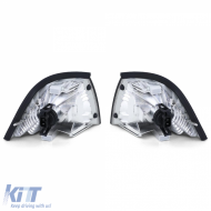 Indicator Black Smoke Pair suitable for BMW 3 Series E36 Coupe Convertible 91-99-image-6209428