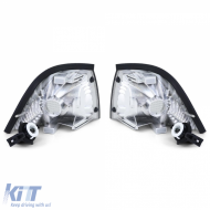 Indicator Black Smoke Pair suitable for BMW 3 Series E36 Coupe Convertible 91-99-image-6209429