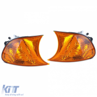 Indicator orange pair left right suitable for BMW 3 Series Coupe Cabrio E46 99-01