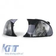Indicator Schwarz Rauch Crystal Look geeignet für 3 Series BMW E46 Coupe Convertible 99-01-image-6200914