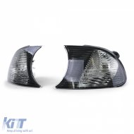 Indicator Schwarz Rauch Kristall-Look geeignet für BMW 3er Serie E46 Coupe Cabriolet 98-01-image-6201854