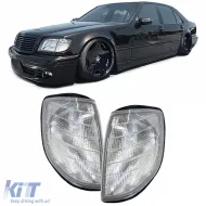 image-31-Indicator white - pair for Mercedes S-Class W140 91-94