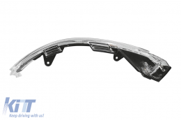 Indicatori di direzione dinamici a LED cromati Osram adatti per specchietti su VW Passat B8, Alltrack dopo il 2014, Arteon 3H dopo il 2017-image-6238288