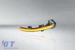 Indicatori di direzione dinamici a LED cromati Osram adatti per specchietti su VW Passat B8, Alltrack dopo il 2014, Arteon 3H dopo il 2017-image-6238291