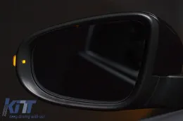 Indicatori di direzione dinamici a LED fumé adatti per specchietti Audi A3 2013-2018-image-6152243