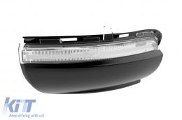 Indicatori di direzione dinamici LED cromati Osram adatti per specchietti su VW Golf 6 2008-2013, Touran 2010-2015-image-6238310