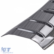 Innenschutz für schwarze Stoßstange aus Edelstahl, geeignet für BMW 5er G30 G31-image-6200740