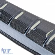 Innenschutz für schwarze Stoßstange aus Edelstahl, geeignet für BMW 5er G30 G31-image-6200741